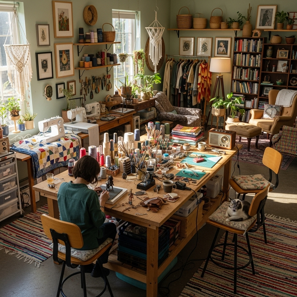 Interior of our handcraft studio